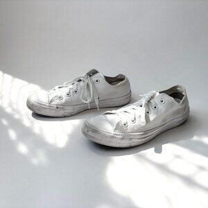 Pure White Converse Unisex Allstar Classic Sneakers - Sz 6.5 Womens sz 8.5 Mens